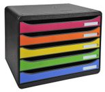 Exacompta Schubladenbox 308798D DIN A4 quer 35,5 x 27,0 x 27,1 cm