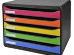 Exacompta Schubladenbox 308798D  DIN A4 quer 35,5 x 27,0 x 27,1 cm