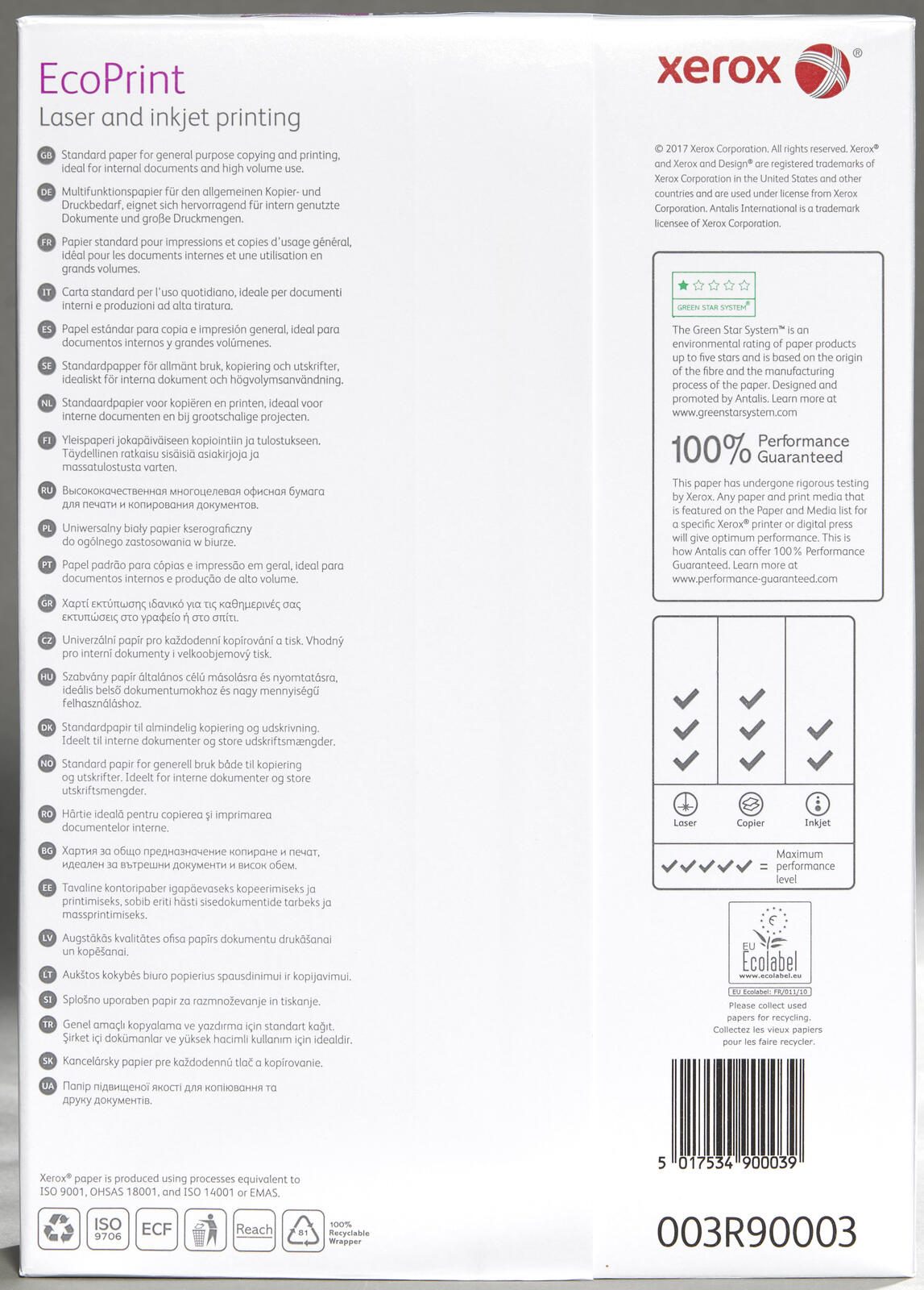Xerox Kopierpapier DIN A4 75 g/m²