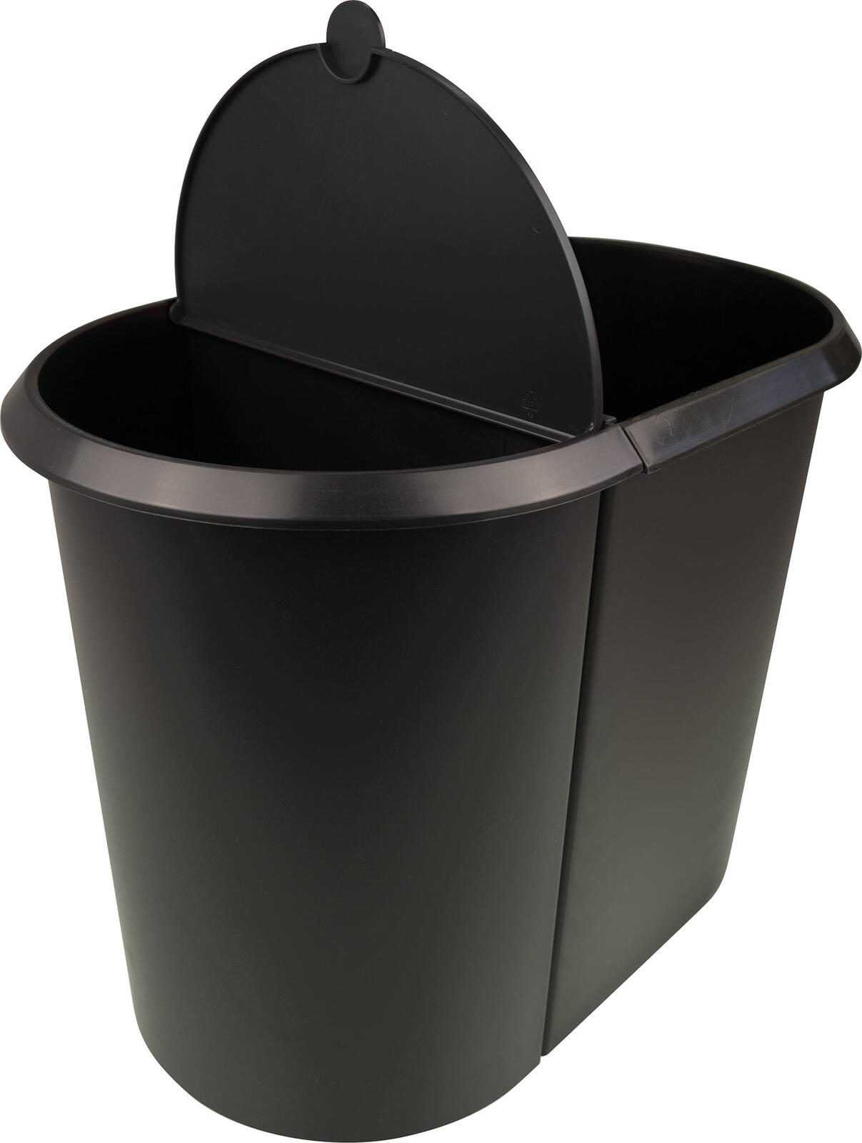 helit Mülltrenner 20,0 + 9,0 l schwarz