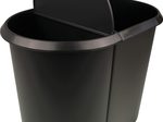helit Mülltrenner 20,0 + 9,0 l schwarz