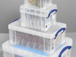 Really Useful Box Aufbewahrungsboxen-Set 32,3 l - 39,0 x 48,0 x 20,0 cm transparent