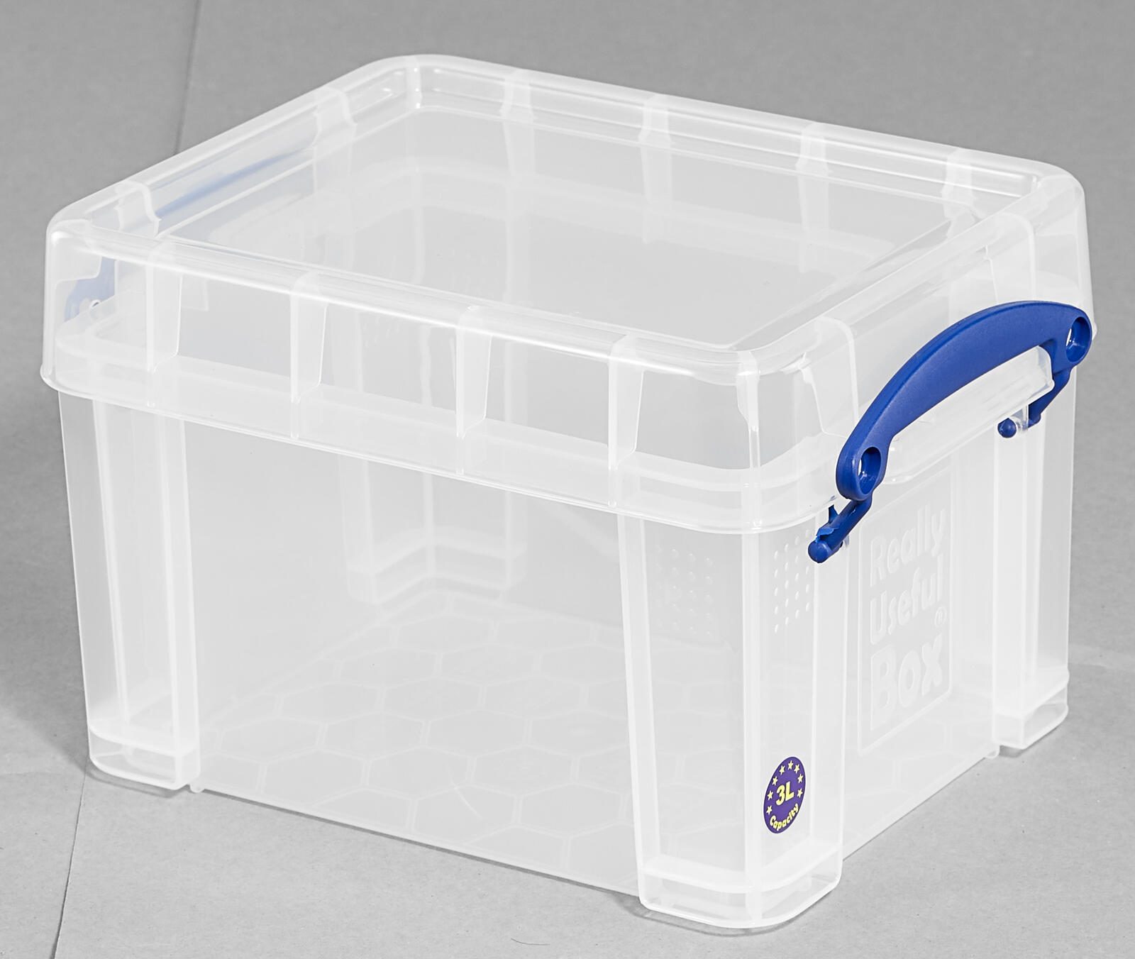 Really Useful Box Aufbewahrungsboxen-Set 32,3 l - 39,0 x 48,0 x 20,0 cm transparent