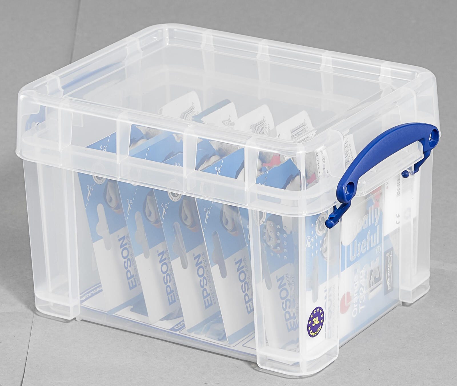 Really Useful Box Aufbewahrungsboxen-Set 32,3 l - 39,0 x 48,0 x 20,0 cm transparent