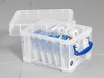 Really Useful Box Aufbewahrungsboxen-Set 32,3 l - 39,0 x 48,0 x 20,0 cm transparent