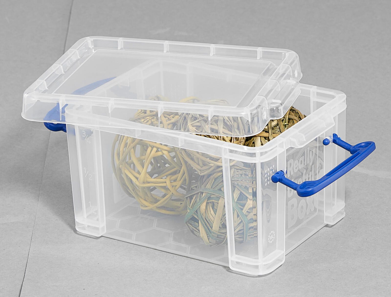 Really Useful Box Aufbewahrungsboxen-Set 32,3 l - 39,0 x 48,0 x 20,0 cm transparent