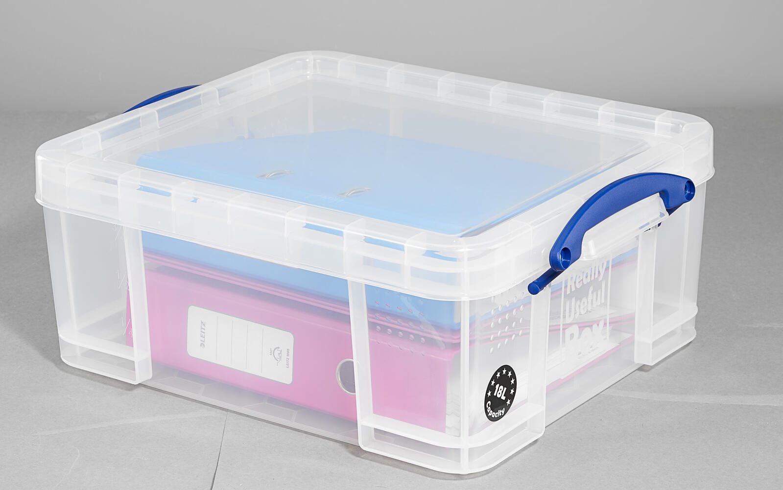 Really Useful Box Aufbewahrungsboxen-Set 32,3 l - 39,0 x 48,0 x 20,0 cm transparent
