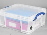 Really Useful Box Aufbewahrungsboxen-Set 32,3 l - 39,0 x 48,0 x 20,0 cm transparent