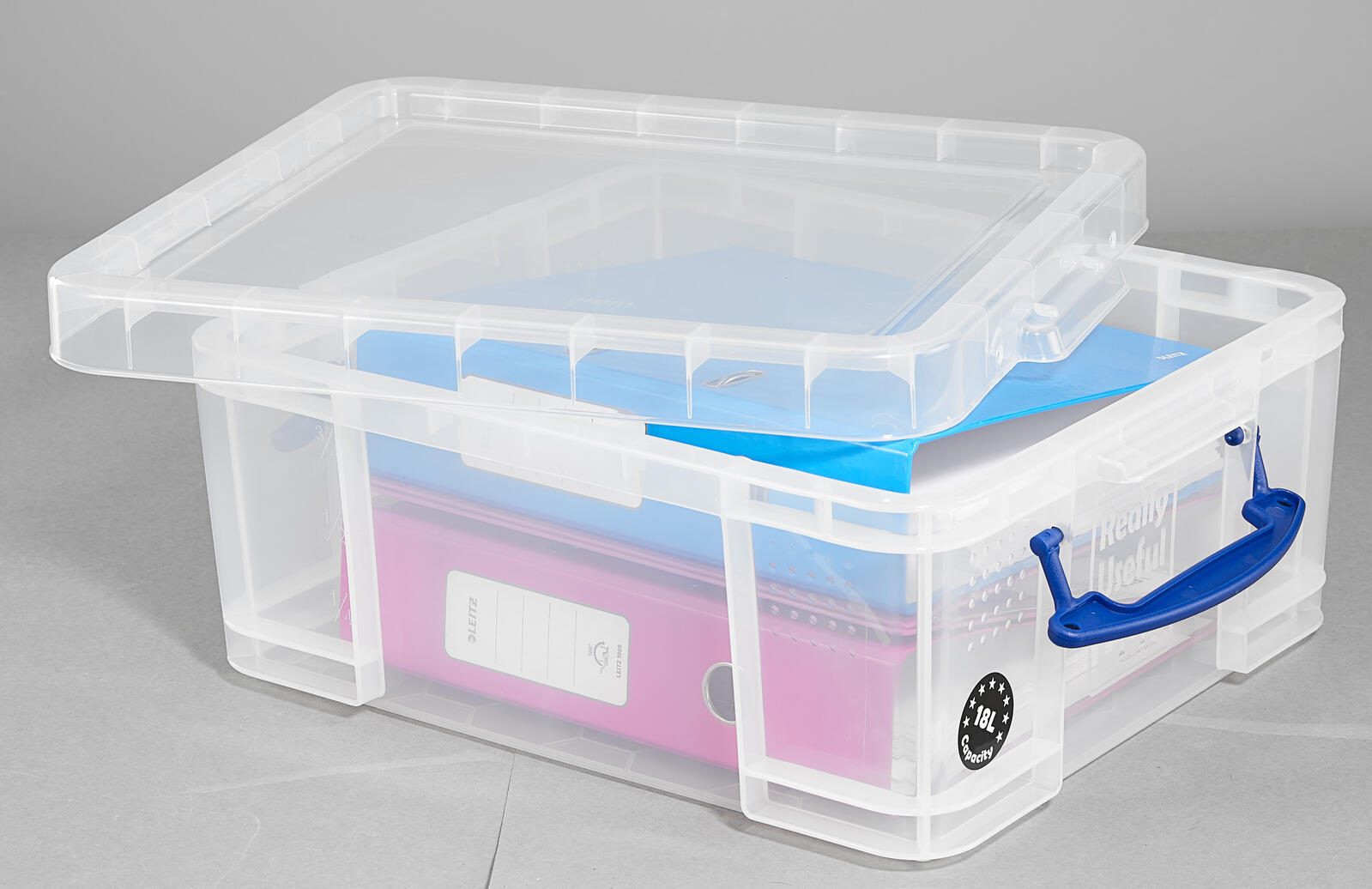 Really Useful Box Aufbewahrungsboxen-Set 32,3 l - 39,0 x 48,0 x 20,0 cm transparent
