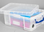 Really Useful Box Aufbewahrungsboxen-Set 32,3 l - 39,0 x 48,0 x 20,0 cm transparent