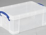 Really Useful Box Aufbewahrungsboxen-Set 32,3 l - 39,0 x 48,0 x 20,0 cm transparent