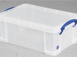 Really Useful Box Aufbewahrungsboxen-Set 32,3 l - 39,0 x 48,0 x 20,0 cm transparent