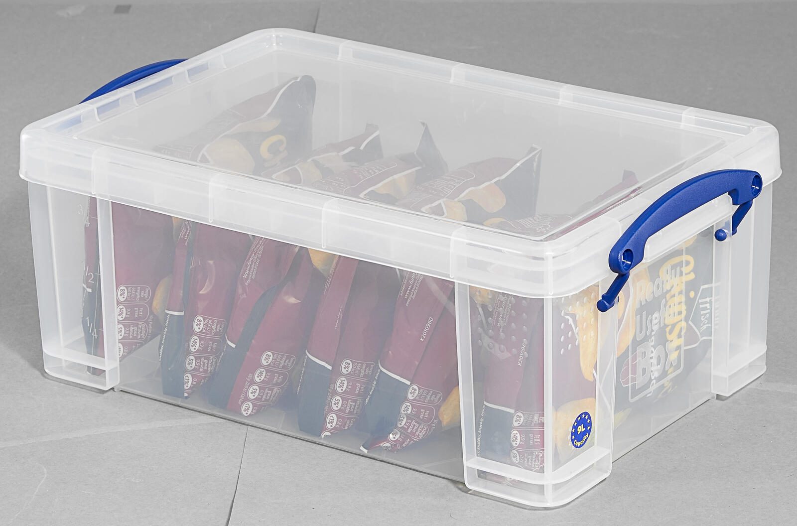 Really Useful Box Aufbewahrungsboxen-Set 32,3 l - 39,0 x 48,0 x 20,0 cm transparent