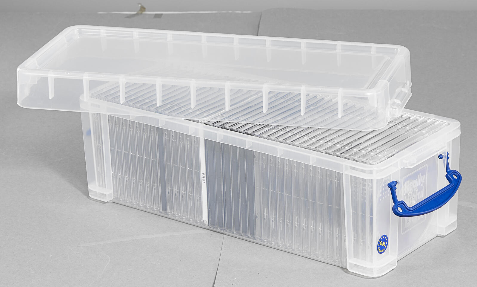 Really Useful Box Aufbewahrungsbox 6,5 l - 18,0 x 43,0 x 16,0 cm transparent
