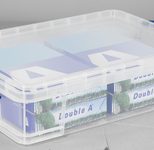 Really Useful Box Aufbewahrungsbox 24,5 l - 40,0 x 60,0 x 15,5 cm transparent