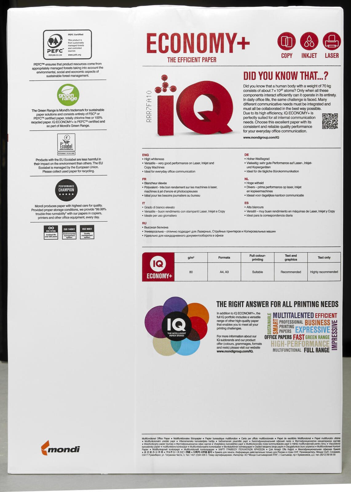 IQ Kopierpapier DIN A3 80 g/m²