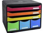 Exacompta Schubladenbox 306798D  DIN A4+ quer 35,5 x 27,0 x 27,1 cm
