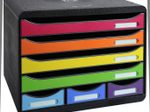 Exacompta Schubladenbox 307798D  DIN A4+ quer 35,5 x 27,0 x 27,1 cm