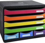 Exacompta Schubladenbox 307798D  DIN A4+ quer 35,5 x 27,0 x 27,1 cm