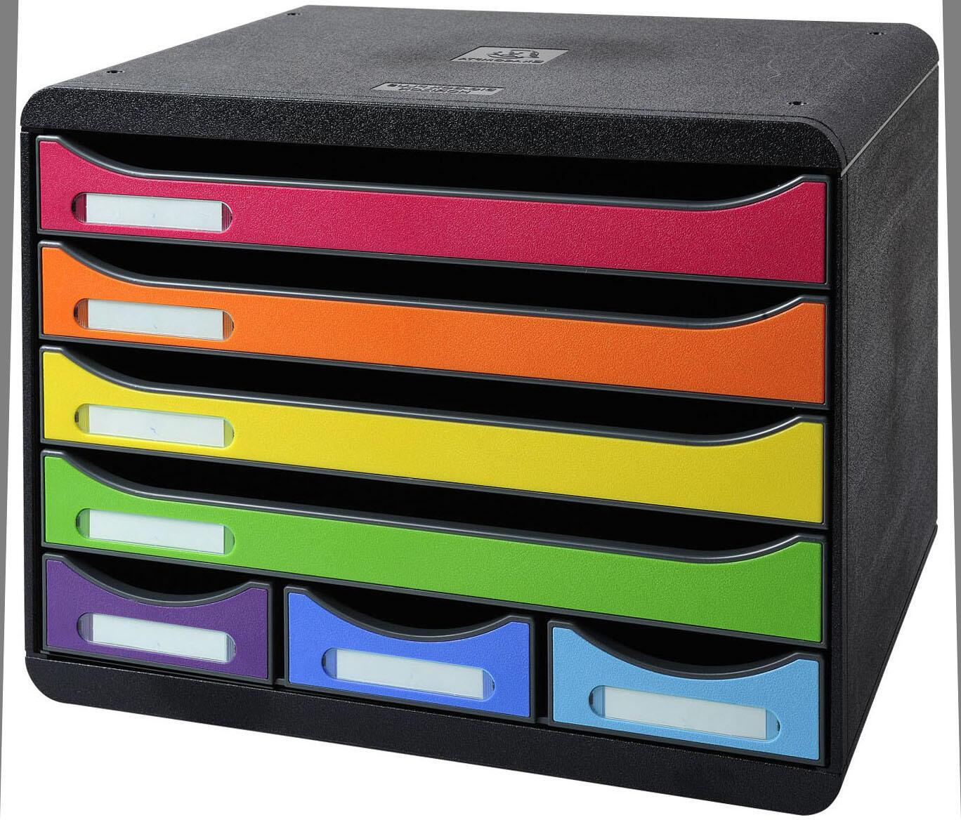 Exacompta Schubladenbox 307798D  DIN A4+ quer 35,5 x 27,0 x 27,1 cm