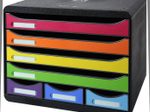 Exacompta Schubladenbox 307798D  DIN A4+ quer 35,5 x 27,0 x 27,1 cm