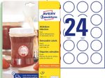 AVERY Zweckform Etiketten 5080 weiß 40,0 x 40,0 mm