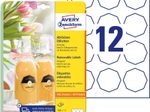AVERY Zweckform Etiketten 5083 weiß 61,0 x 60,3 mm