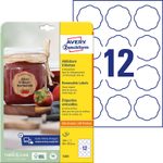AVERY Zweckform Etiketten 5085 weiß 60,0 x 59,5 mm