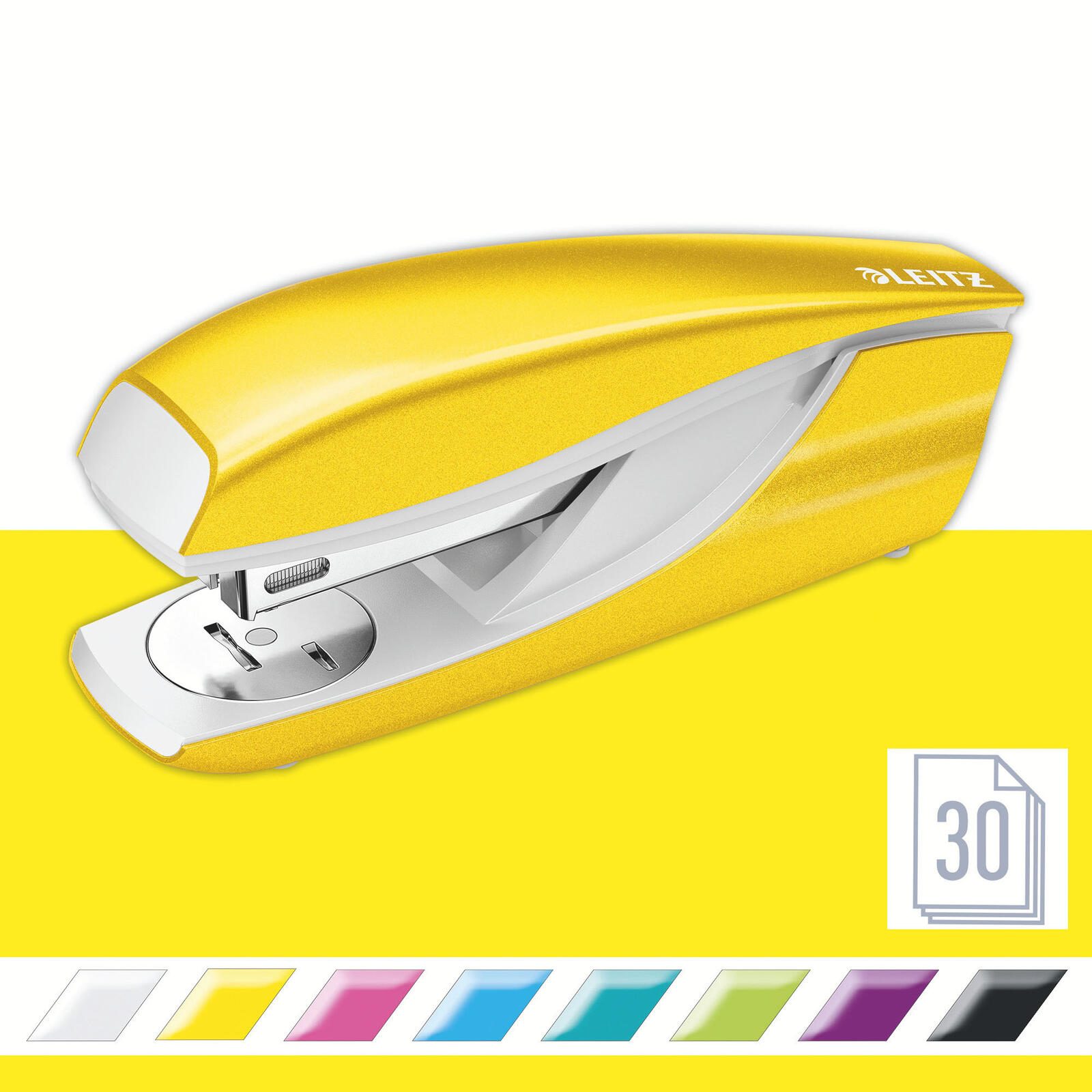 LEITZ Heftgerät NeXXt 5502 WOW gelb-metallic