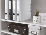 LEITZ Ordner Rückenbreite 6.5 cm DIN A4 Kunststoff weiß
