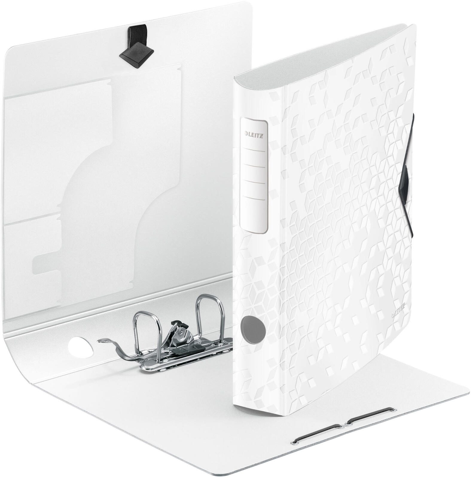 LEITZ Ordner Rückenbreite 6.5 cm DIN A4 Kunststoff weiß