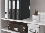 LEITZ Ordner Rückenbreite 6.5 cm DIN A4 Kunststoff schwarz