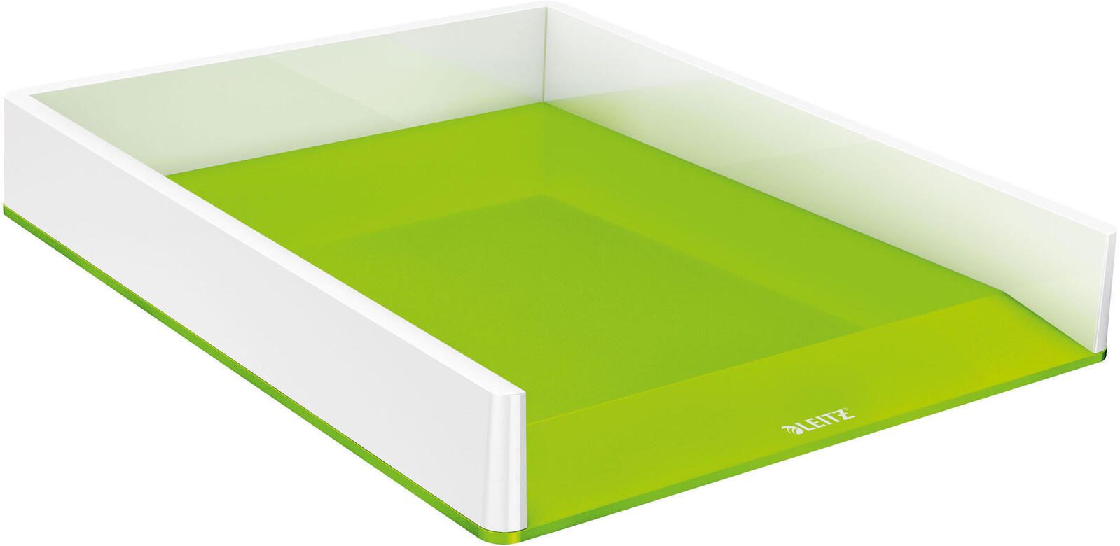 LEITZ Briefablage WOW Duo Colour DIN A4 perlweiß/grün