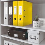 LEITZ Ordner Rückenbreite 8 cm DIN A4 Karton gelb