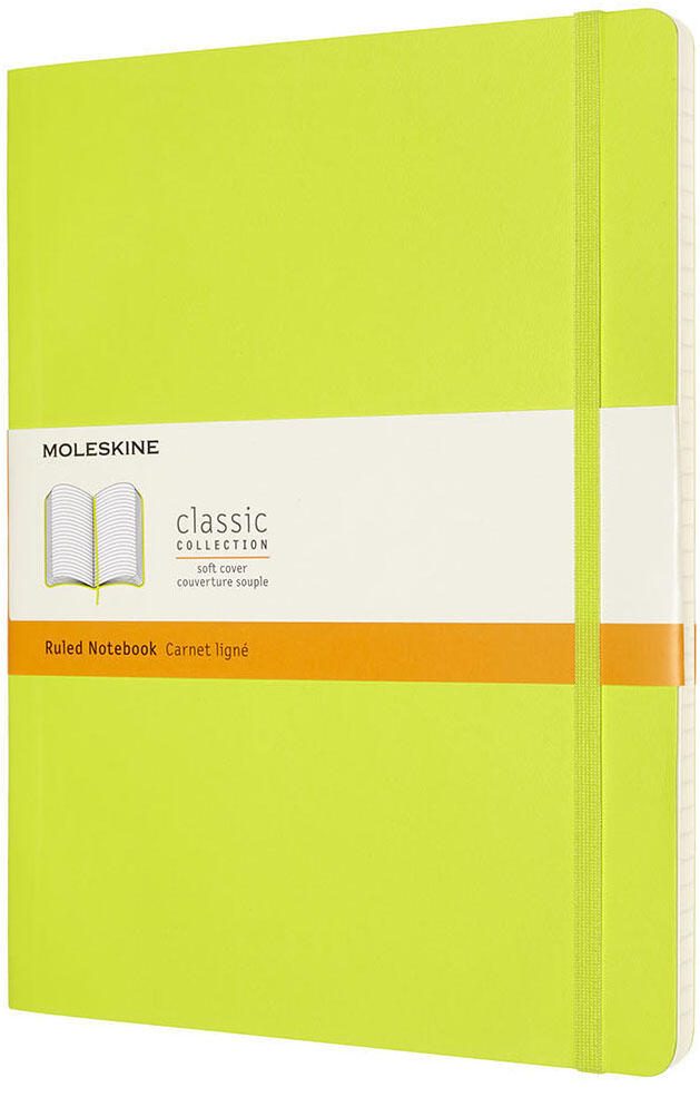 MOLESKINE Classic Collection flexibler Einband Notizbuch ca. DIN A4 liniert, 192 Seiten