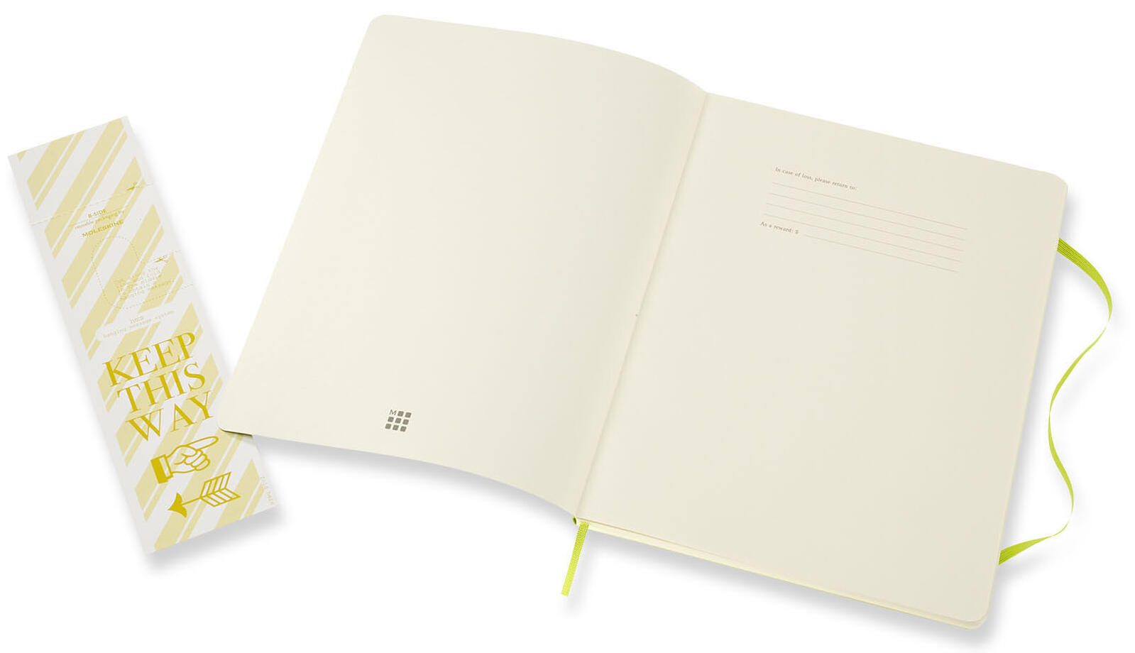 MOLESKINE Classic Collection flexibler Einband Notizbuch ca. DIN A4 liniert, 192 Seiten