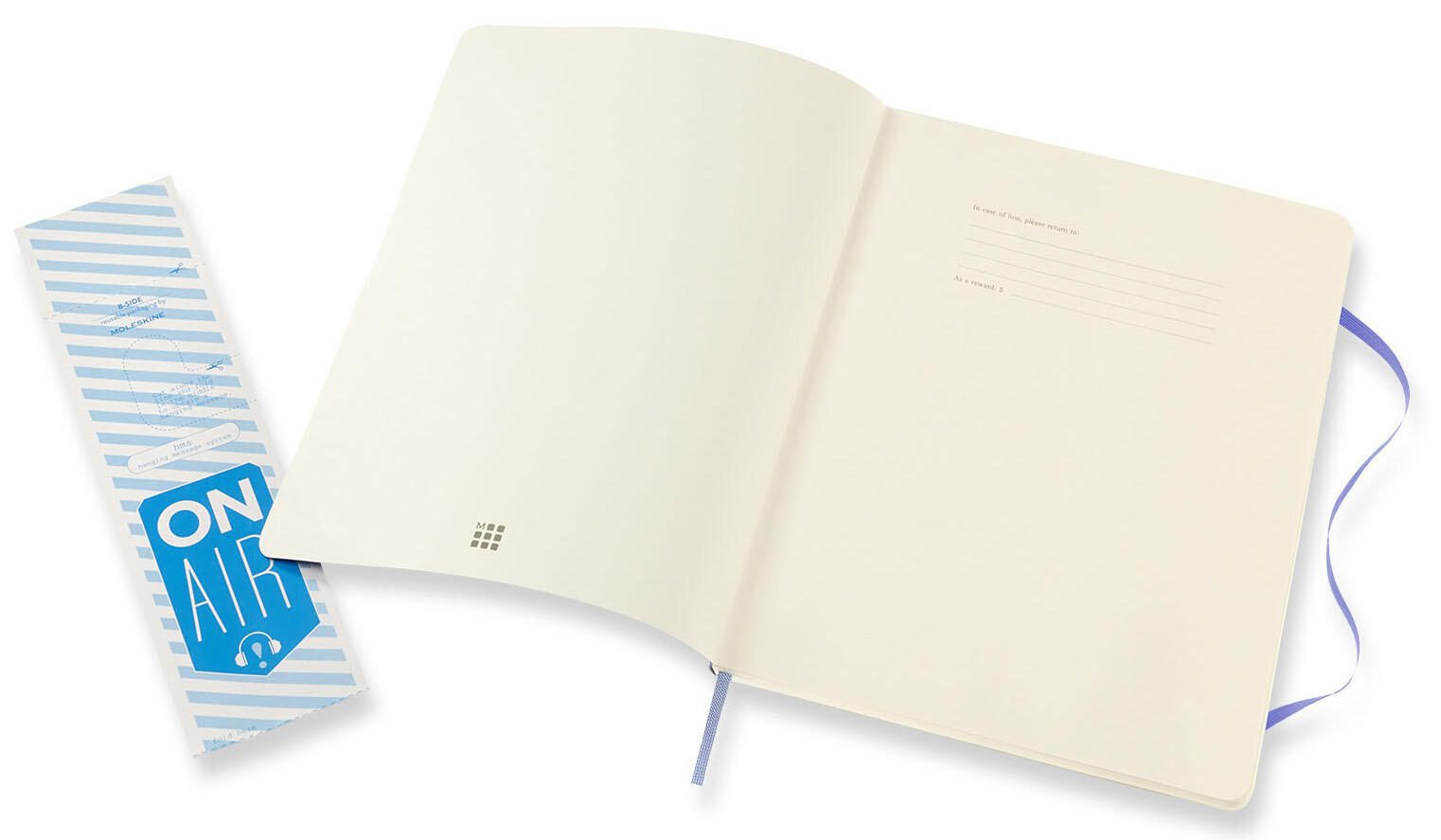 MOLESKINE Classic Collection flexibler Einband Notizbuch ca. DIN A4 blanko, 192 Seiten