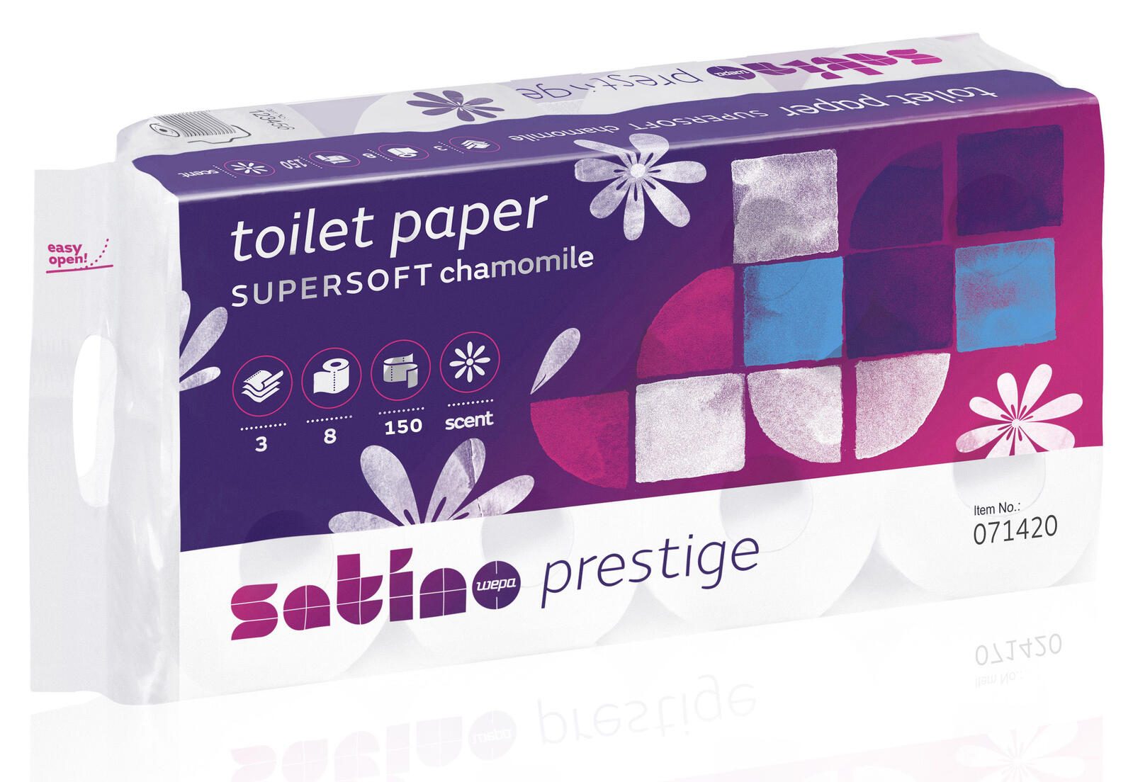 Satino by wepa Toilettenpapier prestige Kamille 3-lagig