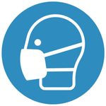 SafetyMarking® Gebotsaufkleber Maske benutzen 20 cm