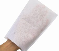 HYGOSTAR Einmal-Waschhandschuh MOLTON Einheitsgröße weiß