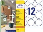 AVERY Zweckform Etiketten L3416-10 weiß 60,0 x 60,0 mm