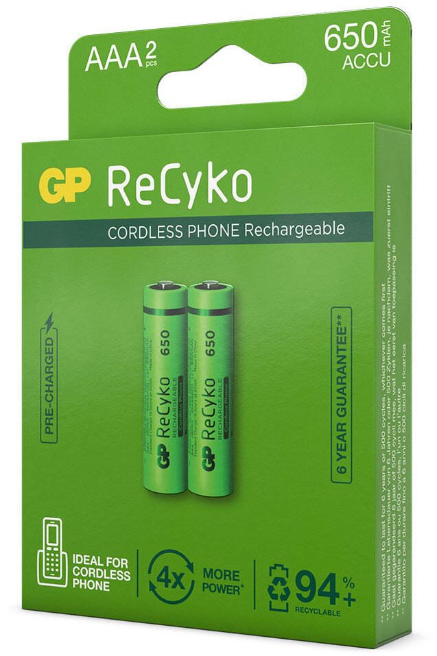 GP Akkus ReCyko+ Micro AAA 1.2 V