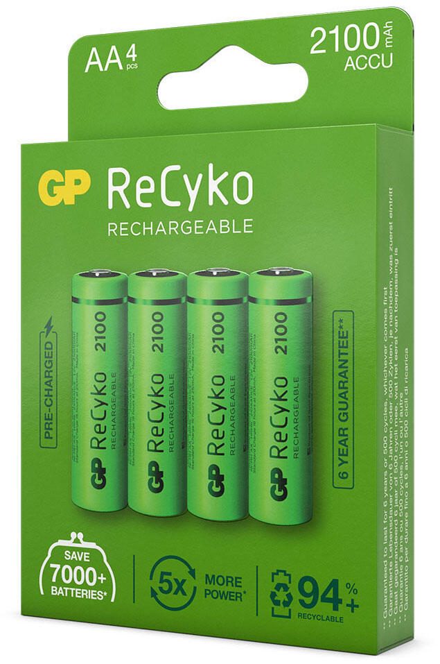 GP Akkus ReCyko+ Mignon AA 1.2 V