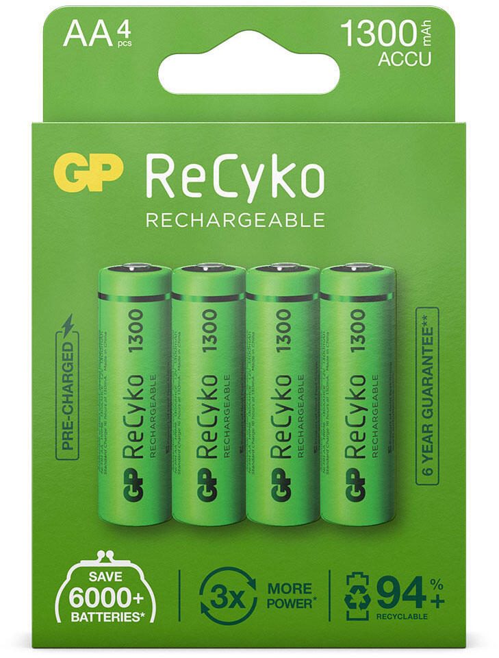 GP Akkus ReCyko+ Mignon AA 1.2 V