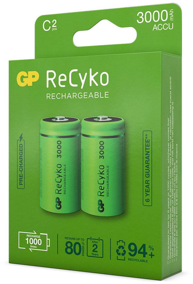 GP Akkus ReCyko+ Baby C 1.2 V