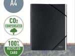 LEITZ recycle 3914 Ordnungsmappe DIN A4 6 -Fach schwarz