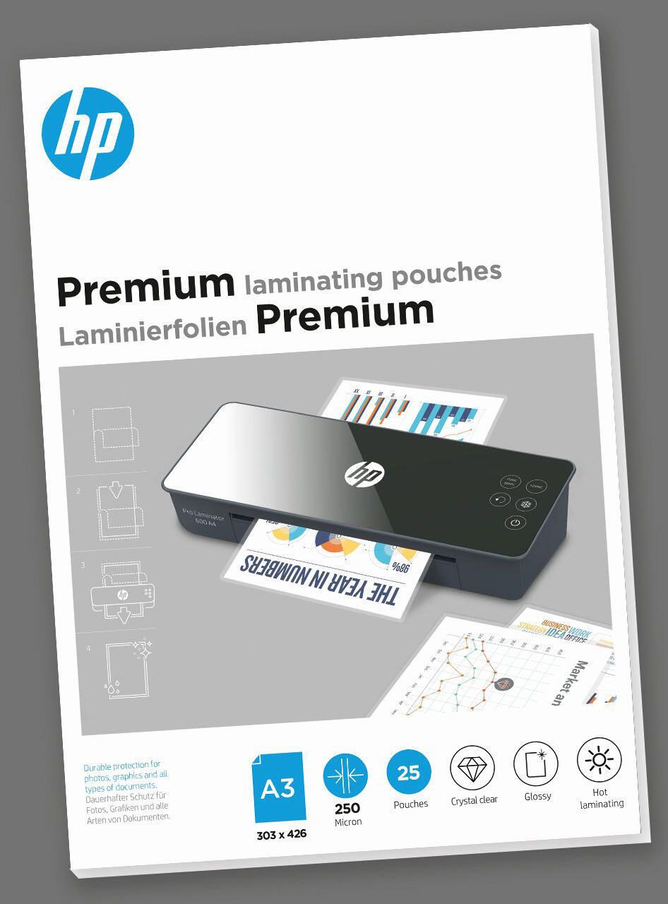 HP Laminierfolien glänzend 250 mikron A3