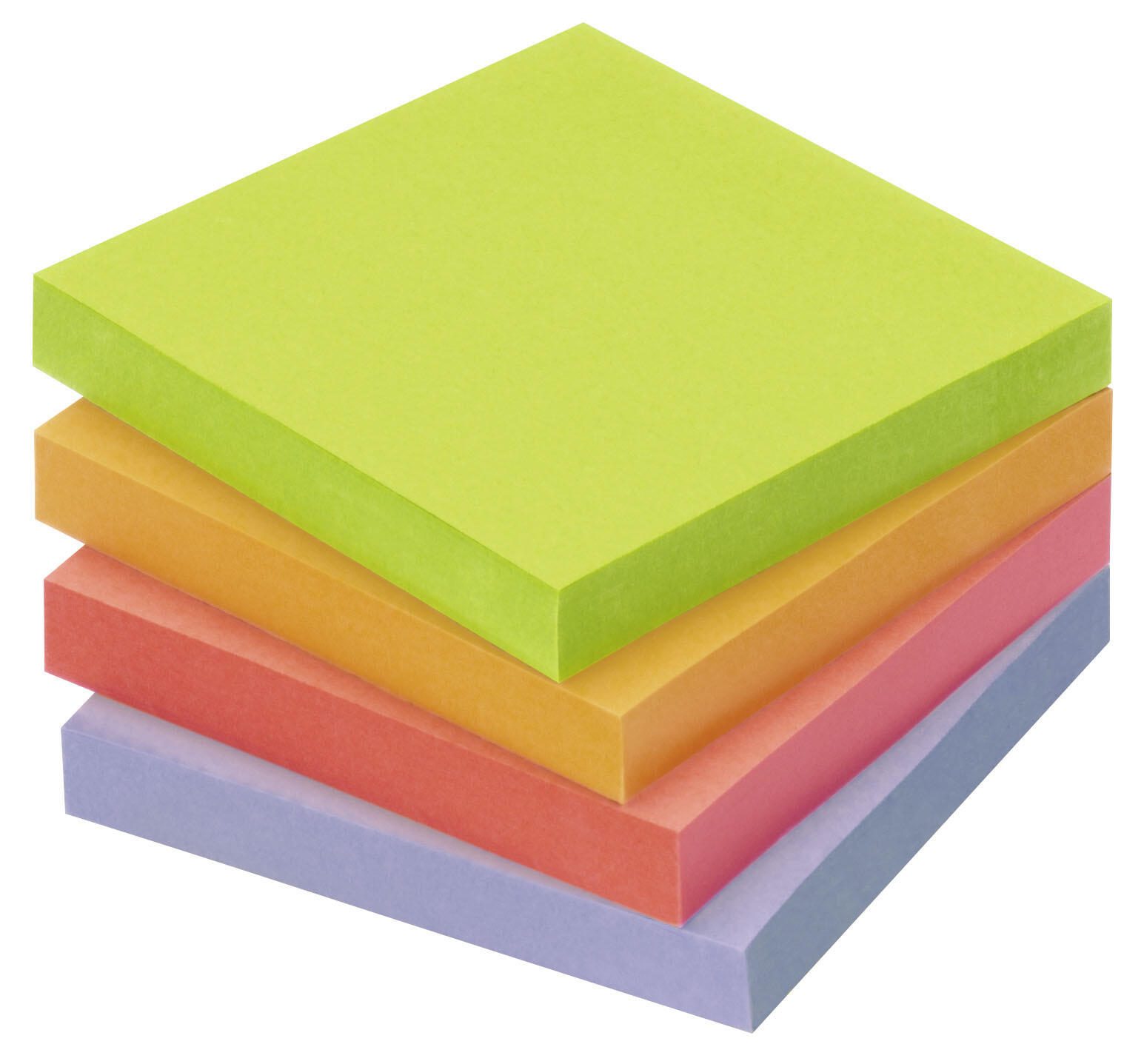 inFO Recycling Haftnotizen 7,5 x 7,5 cm