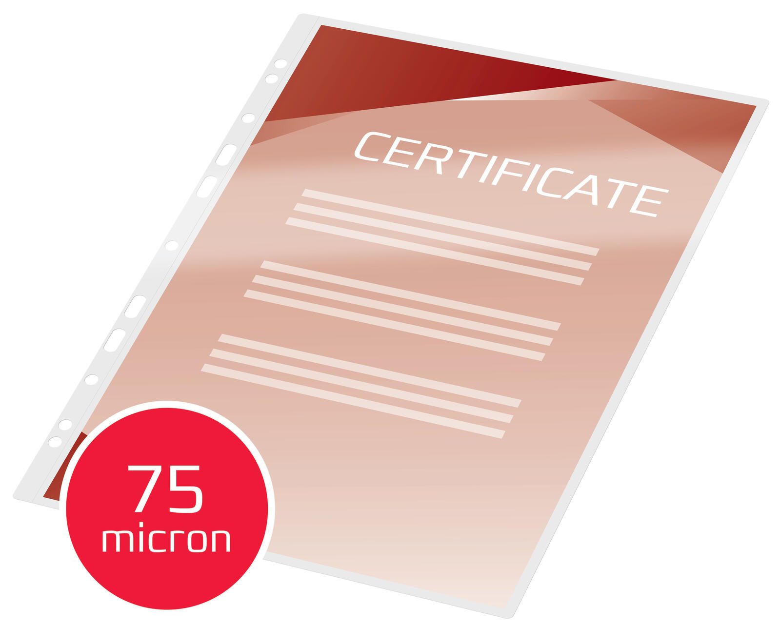 GBC Laminierfolien glänzend 75 mikron A4