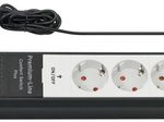 brennenstuhl Steckdosenleiste mit Fußschalter Premium-Line Comfort Switch Plus 3 m